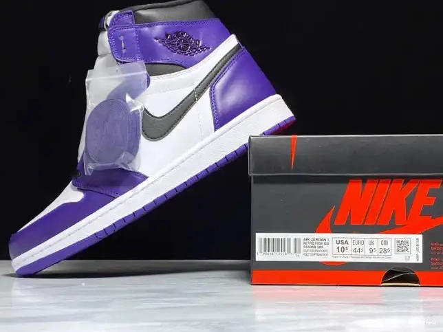Reps TBkick Court High Air Jordan 1 555088-500 OG Purple 0419